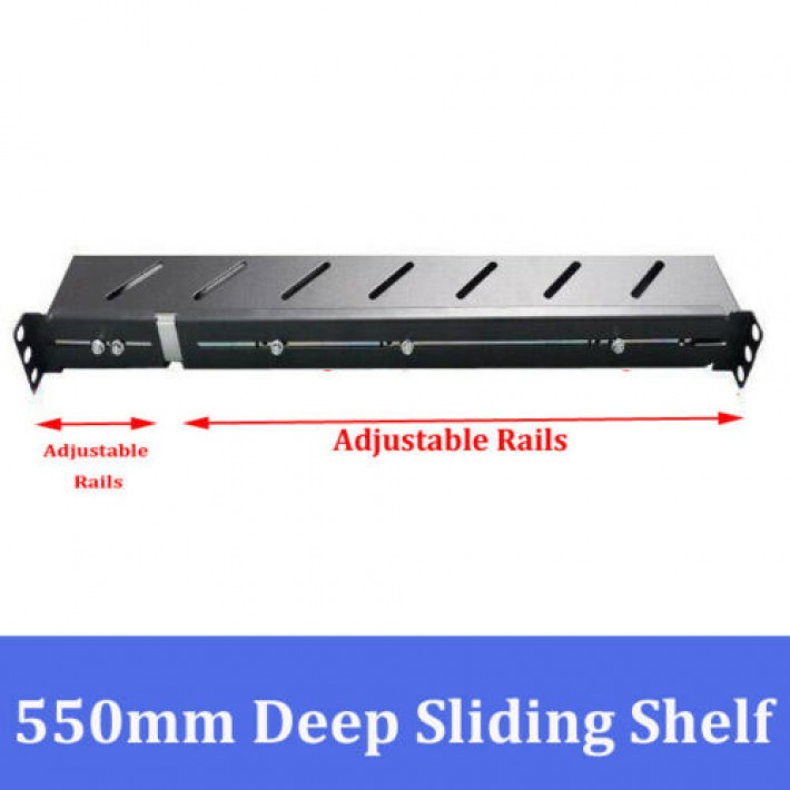 550mm Deep Sliding Shelf For 800mm Deep 19 inch Server Cabinet