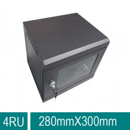 4U 10'' 280mm Wall Mount Cabinet