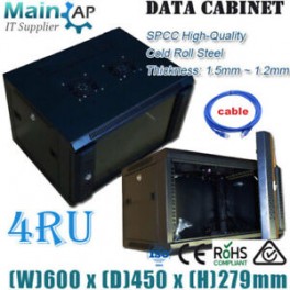 4U 600*450mm Wall Mount Cabinet