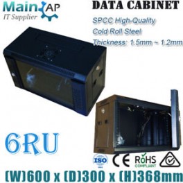 6U 600*300mm Wall Mount Cabinet